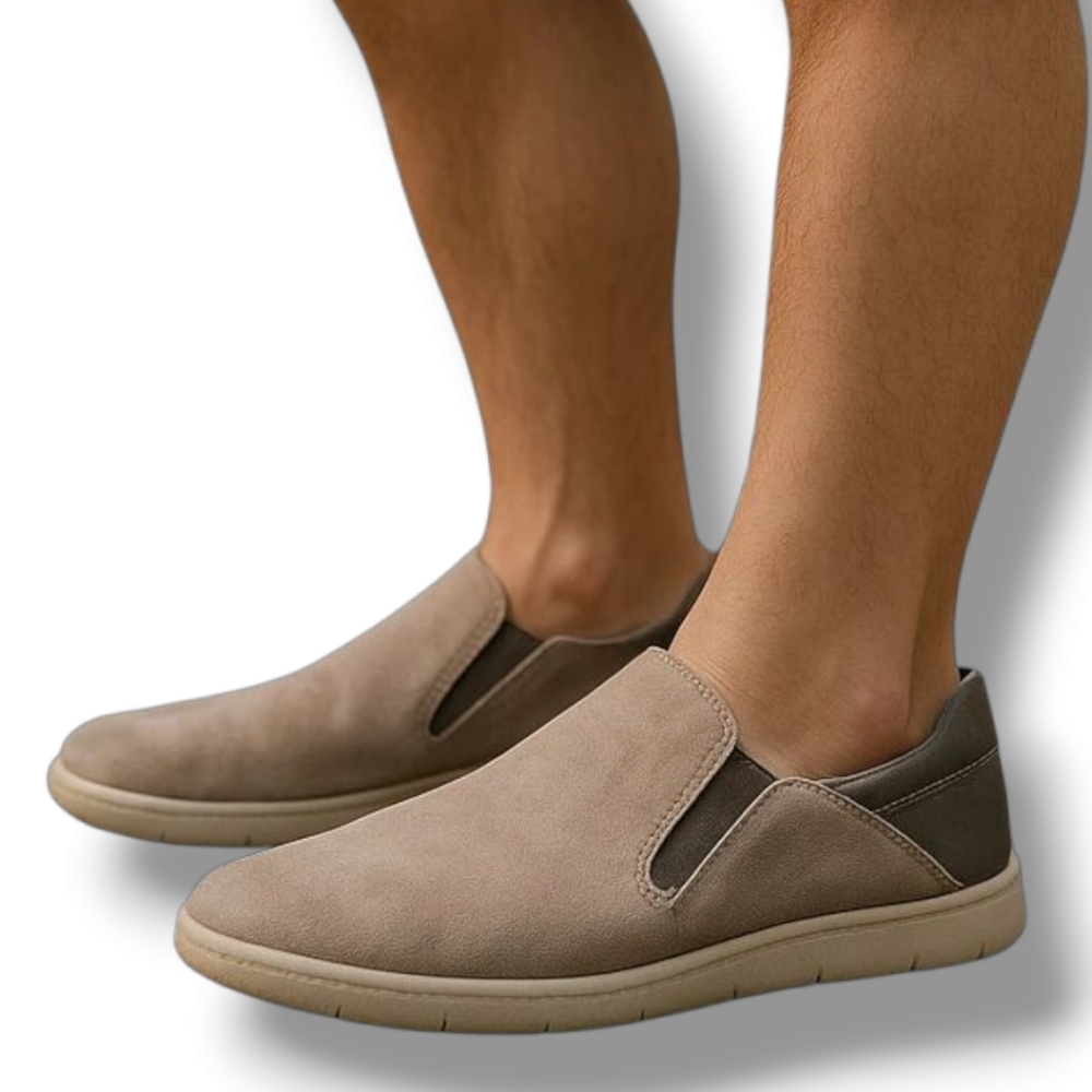 UGG Men's Tan and Brown Loafers